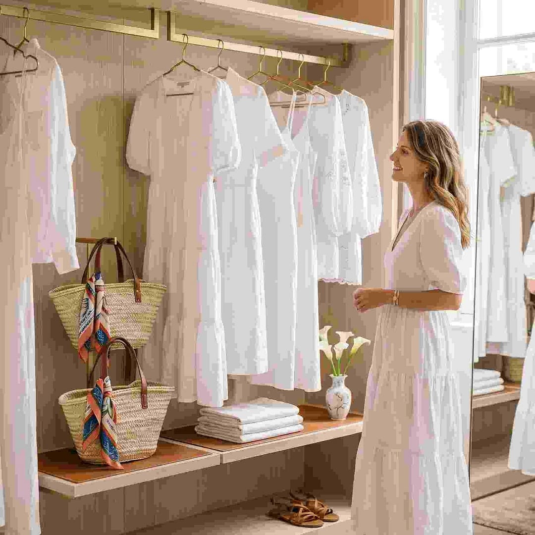 elegant white summer dresses for women